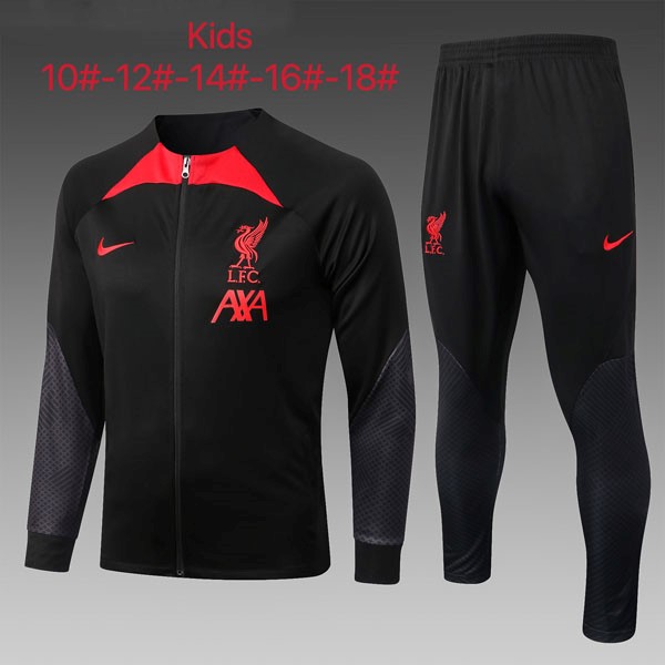 Niños Chandal Liverpool 2023 Negro